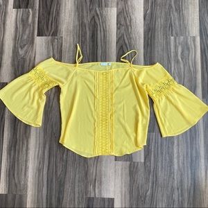 New York and Co cold shoulder blouse